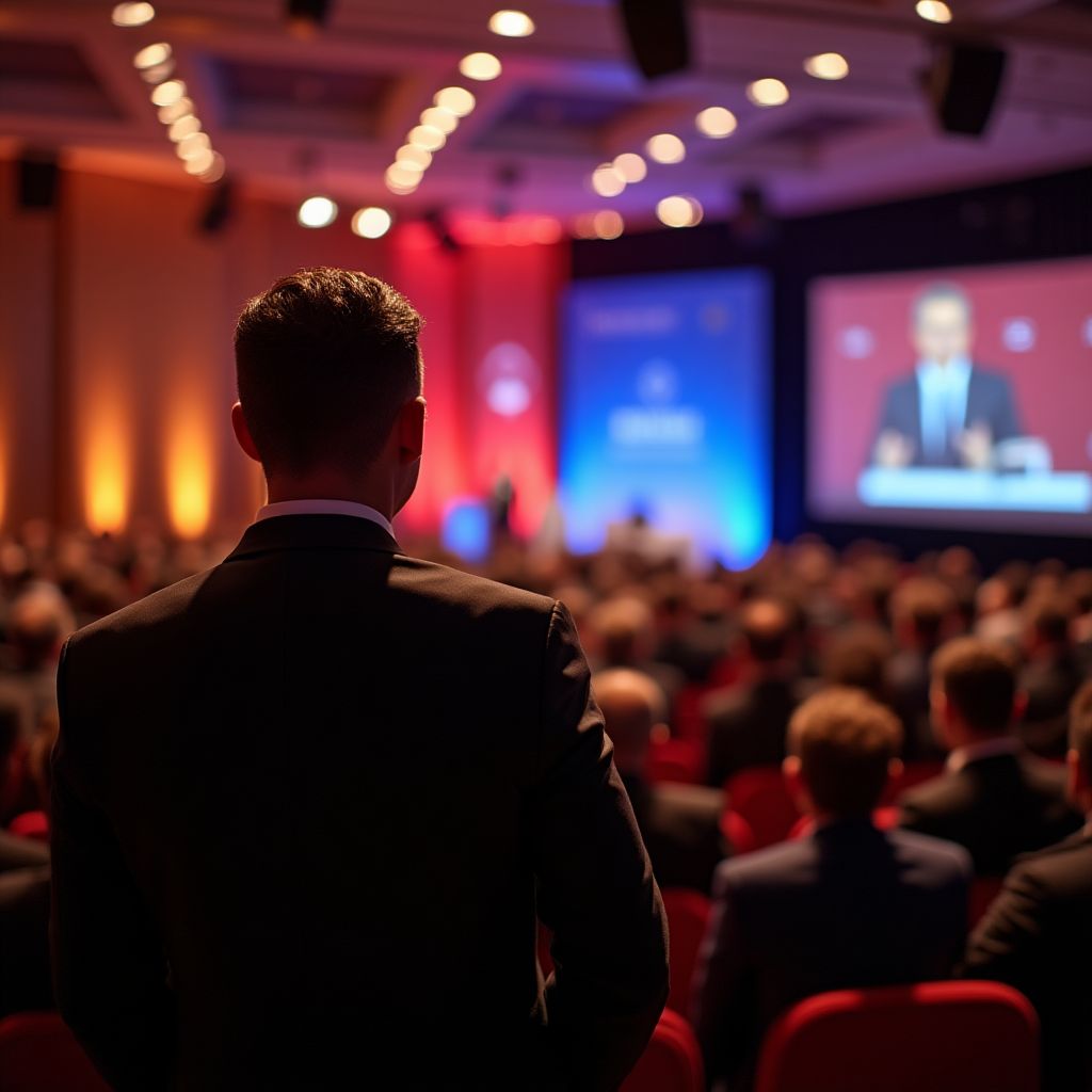 International business conference presentation